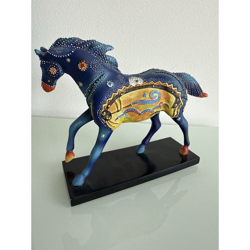✿ Boho Painted Pony Kokopelli Horse Figurine Westland Art Tribal Decor Native US
